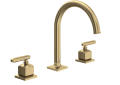 Rohl AP08D3LMAG Apothecary Widespread Bathroom Faucet with C-Spout & Lever Handle - Antique Gold