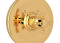 ROHL A4914XMULB Thermostatic Trim Plate without Volume Control - Unlacquered Brass