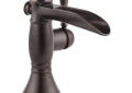 DELTA® 598LF-RBMPU Cassidy™ Centerset Lavatory Faucet, Commercial, 1.2 gpm Flow Rate, 4-11/16 in H Spout, 1 Handles, Pop-Up Drain, 1/3 Faucet Holes, Brilliance® Venetian Bronze, Function: Traditional