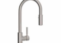 Rohl® R7520SS Modern Pull-Down Kitchen Faucet, 1.8 gpm Flow Rate, Stainless Steel, 1 Handles, 1 Faucet Holes, Function: Traditional