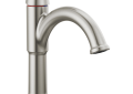 DELTA® 535-SSMPU-DST SAYLOR™ Single Handle Bathroom Faucet, 1.2 gpm Flow Rate, 4.56 in H Spout, 1 Handles, Pop-Up Drain, 1 Faucet Holes, Brilliance Stainless, Lavatory Function