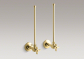 Kohler® 7605-P-PB Angle Supply, 3/8 in Nominal, NPT End Style, Vibrant® Polished Brass