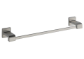 DELTA® 77518-SS Arzo® Towel Bar, 18 in L Bar, 3-1/2 in OAD x 2-1/8 in OAH, Brass, Stainless Steel, Import