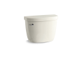 Kohler® 4369-96 Cimarron® Toilet Tank, 1.28 gpf, Left Hand Lever Flush, Biscuit