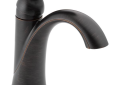 DELTA® 538T-RB-DST Lahara® Centerset Lavatory Faucet, Venetian Bronze, 1 Handles, Plastic Pop-Up Drain, 1.2 gpm Flow Rate