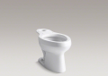 Kohler® 4303-0 Wellworth® Toilet Bowl, White, Elongated Shape, 12 in Rough-In, 2-1/4 in Trapway