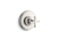 Kallista P24622-CR-AD Bellis(R) Thermostatic Trim, Cross Handle - Nickel Silver