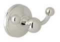 ROHL U.6622PN Georgian Era Wall Mount Double Robe Hook - Polished Nickel