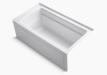 Kohler K-1122-GHRA-0 Archer(R) 60" x 32" Alcove Heated BubbleMassage(TM) Air Bath, Right Drain