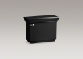 Kohler® 4434-7 Memoirs® 2-Piece Toilet Tank, 1.28 gpf, 2.87 in Left Hand Lever Flush, Black