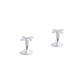 Kohler(R) K-27010-3-CP Occasion(R) Cross Bathroom Sink Faucet Handles - Polished Chrome
