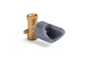 Kohler® 76746-NA Real Rain® Diverter Valve, 1/2 in NPT Inlet x 1/2 in NPT Outlet, Forged Brass Body