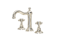 Rohl® A1409XMPN-2 Acqui Traditional Bathroom Faucet, 1.2 gpm Flow Rate, Polished Nickel