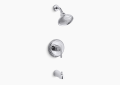 Kohler® TS395-4S-CP Bath/Shower Valve Trim, 2.5 gpm Shower, Polished Chrome