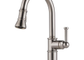Brizo® 63025LF-SS Artesso® Kitchen Faucet, 1.8 gpm Flow Rate, Stainless Steel, 1 Handles, 1 Faucet Holes, Function: Traditional, Commercial