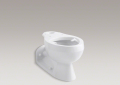 Kohler® 4327-0 Barrington™ Toilet Bowl, White, Elongated Shape, 4 in Rough-In
