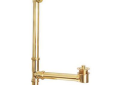 Barclay 5599-PB Tub Waste and Overflow With Twist and Lift Stopper, Brass, Polished Brass, Import