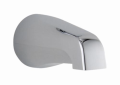 DELTA® RP5833 Non-Diverter Tub Spout, 5-1/4 in L x 2-1/2 in H, For Use With Spout Tub and Shower Faucet, Metal, Polished Chrome, Domestic