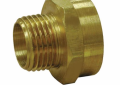 Jones Stephens™ G20016 Garden Hose Adapter, 3/4 in, Female Hose Thread x MNPT, Brass