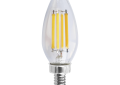 SATCO® S11385 Lamp, 8 W, 75 W Incandescent Equivalent, E12 Lamp Base, C11 Shape, 760 Lumens