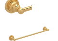 ROHL ROT1/24IB Wall Mount 24" Single Towel Bar - Italian Brass