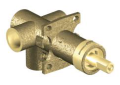 Moen® 3372 3-Function Transfer Valve, 1/2 in C Inlet x 1/2 in C Outlet, Brass Body, Domestic