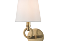 Hudson Valley 611-AGB Malibu Wall Sconce - Aged Brass