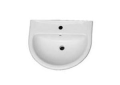 Barclay B/3-291WH Karla 505™ Lavatory Basin Only, Arch Shape, 20 in W x 16 in D, Wall Mount, Vitreous China, White, Import