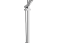 DELTA® 51552 Tesla® Hand Shower, 4-Function Shower Head, 2 gpm Flow Rate, 60 in L Hose, 1/2 in Connection, Polished Chrome, Import