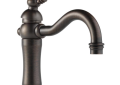 Brizo® 65036LF-RB Tresa® Lavatory Faucet, Commercial, 1.5 gpm Flow Rate, 3-5/8 in H Spout, 1 Handles, 1 Faucet Holes, Venetian Bronze, Function: Traditional