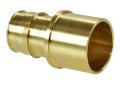 Uponor LF4512525 2-1/2 inch ProPEX Lead Free Brass Sweat Adapter - Expansion x Hub