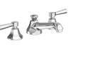 Newport Brass 1200-26 Widespread Lavatory Faucet - Polished Chrome