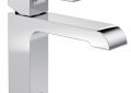 DELTA® 567LF-MPU Ara® Centerset Lavatory Faucet, Commercial, 1.2 gpm Flow Rate, 5-1/4 in H Spout, 1 Handles, Pop-Up Drain, 1/3 Faucet Holes, Polished Chrome, Function: Traditional