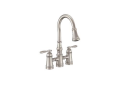Moen® S73204SRS Weymouth™ Pulldown Kitchen Faucet, 1.5 gpm Flow Rate, Spot Resist™ Stainless, 2 Handles, 3 Faucet Holes, Domestic