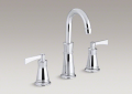 Kohler K-11076-4-CP Archer Widespread Two-Handle Lavatory Faucet - Polished Chrome