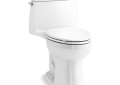 Kohler(R) 30811-0 Santa Rosa(TM) One-piece compact elongated 1.6GPF Toilet with Revolution 360(R) Swirl Flushing Technology - White