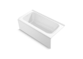 Kohler(R) K-25830-LA-0 Avec(R) 60" x 30" Alcove Bath, Left Drain - White