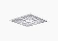 Kohler® 98740-CP WaterTile® Rain Overhead Shower Panel With (4) 22-Nozzle Spray Heads, 2.4 gpm Flow Rate, Ceiling Mount