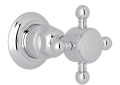 Rohl A4912XM-PC/TO Trim Only for Volume Control and 4-Port Dedicated Diverter with Cross Handle - Polished Chrome