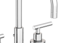 Newport Brass 990L/26 East Linear Widespread Lavatory Faucet - Polished Chrome