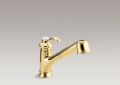 Kohler 12177-PB Single-control Pullout Kitchen Sink Faucet