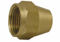 Jones Stephens™ F40002 Style 41S Short Nut, 1/4 in Nominal, Flare, Brass