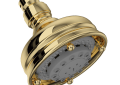 ROHL 1085/8ULB 4" 3-Function Showerhead - Unlacquered Brass