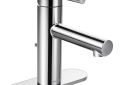Moen® 6190 6190 Align™ Standard Bathroom Faucet, 1.5 gpm Flow Rate, 3-5/16 in H Spout, 1 Handles, Pop-Up Drain, 1 Faucet Holes, Chrome, Function: Traditional