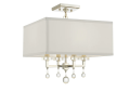 Crystorama 8105-PN_CEILING Paxton 4 Light Semi-Flush - Polished Nickel