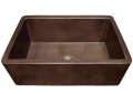 Native Trails CPK273 Farmhouse 33 Kitchen Sink, Rectangle Shape, 33 in L x 22 in W x 10-1/2 in H, Reinforced Base Mount, Copper, Antique Copper, Import