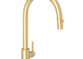 ROHL U.4044SEG-2 Holborn Pulldown Kitchen Faucet - Satin English Gold