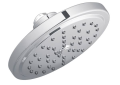 Moen® S176 S176 Fina® Self Pressurizing Shower Head, 2.5 gpm Flow Rate, 1 Sprays, Wall Mount, 7 x 2-13/16 in Head, Domestic