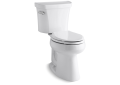 Kohler® 3889-U-0 2-Piece Toilet, Highline® Comfort Height®, Elongated Bowl, 16-1/2 in H Rim, 10 in Rough-In, 1.28 gpf, White