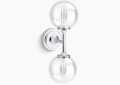 Kohler K-31762-SC02-CPL Bellera(TM) Two-Light Sconce - Polished Chrome